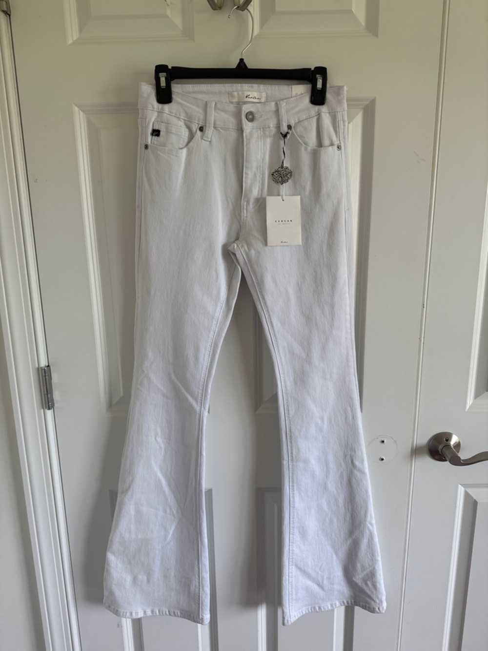 NWT KanCan White Alaskan Mid-Rise Flared Bootcut Jeans - Picture 2 of 10